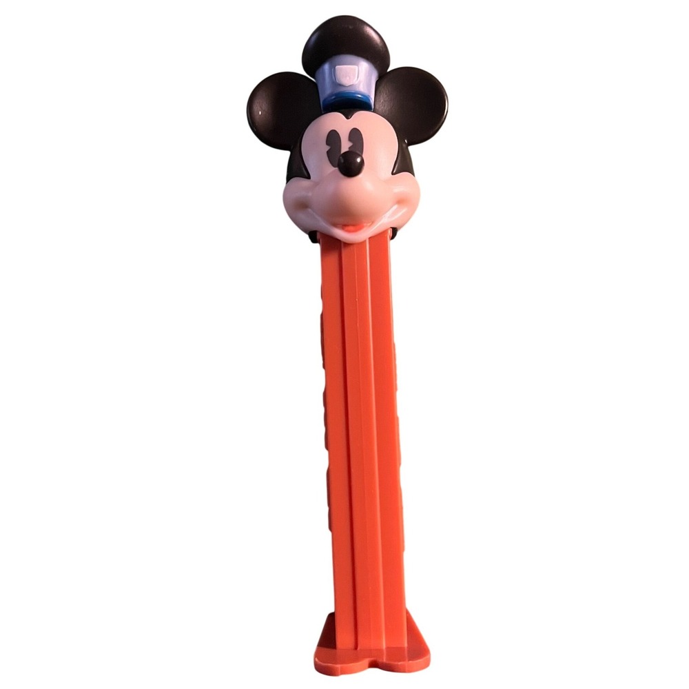 Disney Mickey Mouse PEZ Dispenser Stem Blue‎ Hat Steamboat Willie Vietnam 7.5
